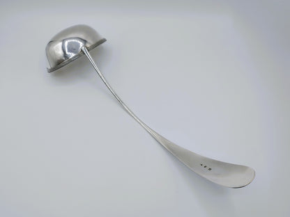 Zilveren soeplepel met parelrand, L. van Giffen, Groningen, 1820