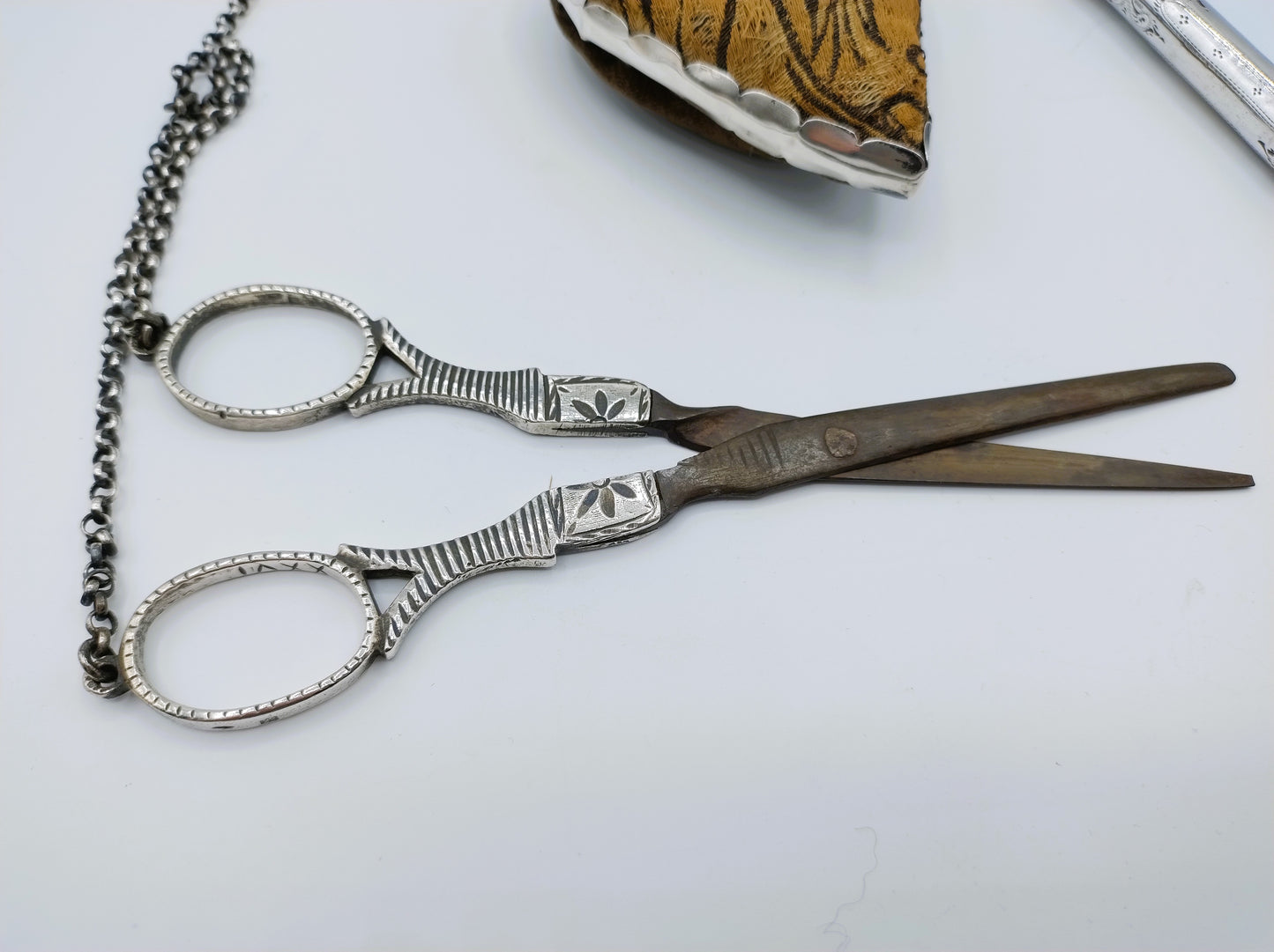 Silver chatelaine, L. van Gelderen, C. Hoogendoorn, Schoonhoven, ca. 1870