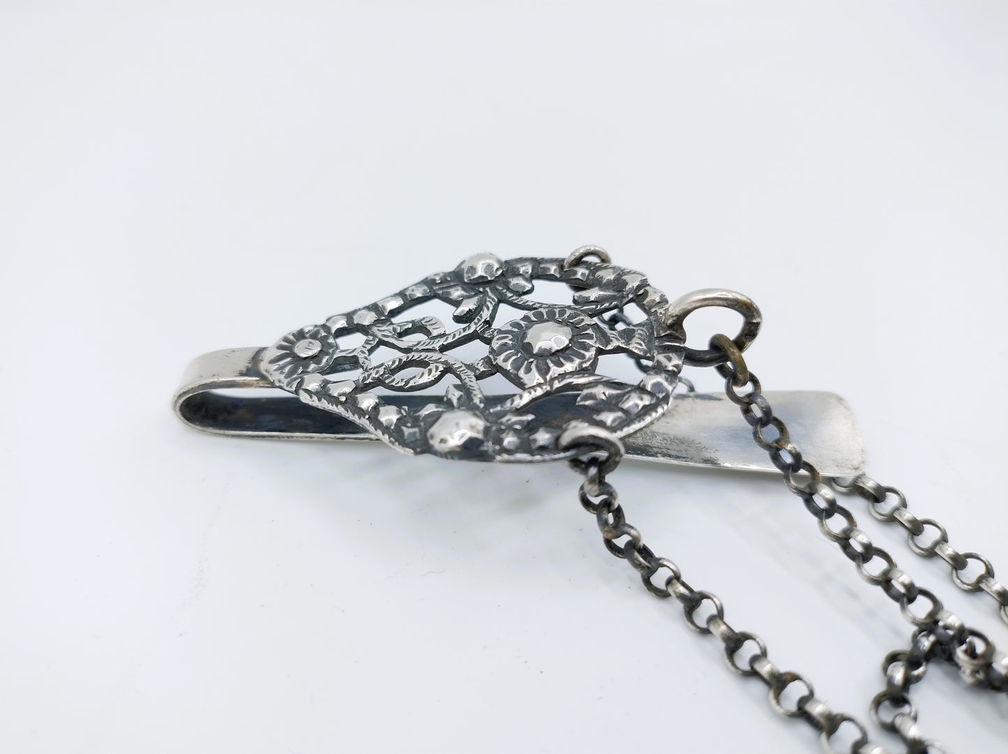 Silver chatelaine, L. van Gelderen, C. Hoogendoorn, Schoonhoven, ca. 1870