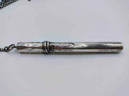 Silver chatelaine, L. van Gelderen, C. Hoogendoorn, Schoonhoven, ca. 1870
