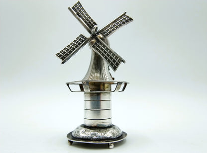 Zilveren miniatuur, molen, Schoonhoven, 1967