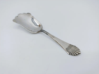 Zilveren suikerlepel, art deco, Nederland, ca. 1900