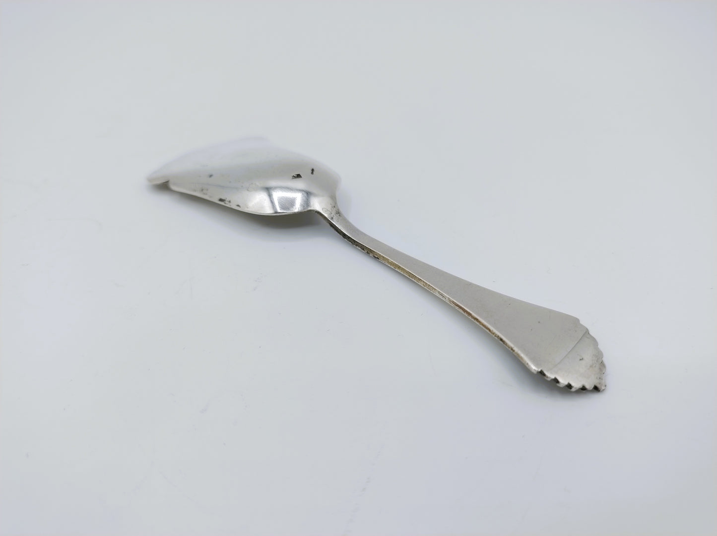 Zilveren suikerlepel, art deco, Nederland, ca. 1900