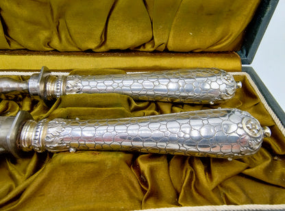 Voorsnijcouvert met zilveren heften, Hannover, Duitsland, ca. 1900
