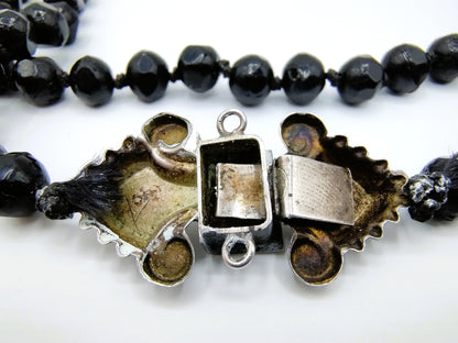 Gitten necklace with silver Bible clasp, 87 cm 