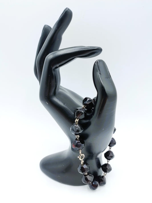 Gitten-Armband mit Silberverschluss, 22 cm