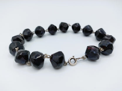 Gitten-Armband mit Silberverschluss, 22 cm