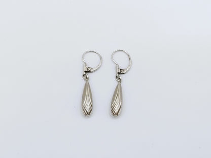 Silber-Ohrclips, filigran, 835
