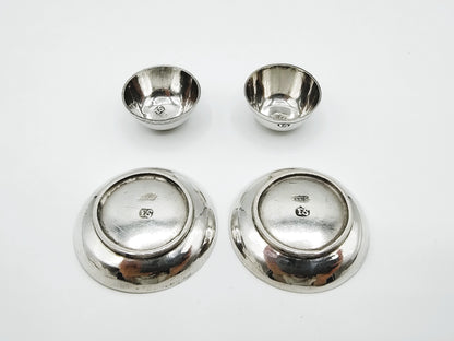 Silver plate and bowl, F. van Strant I, Amsterdam, ca. 1720, 3 available in total