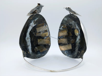 Zilveren Fries oorijzer, H. Adema, Leeuwarden, ca. 1870