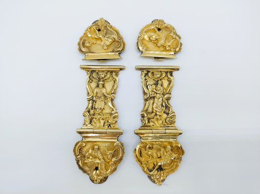 Vergulde zilveren bijbelsloten, Amsterdam, 1775