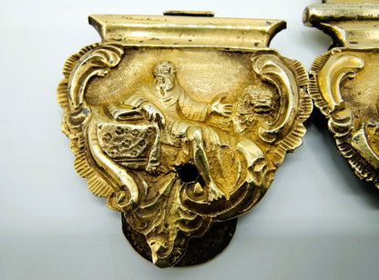 Vergulde zilveren bijbelsloten, Amsterdam, 1775