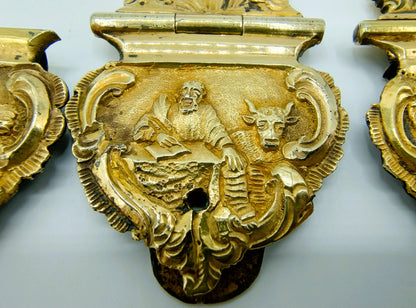 Vergulde zilveren bijbelsloten, Amsterdam, 1775