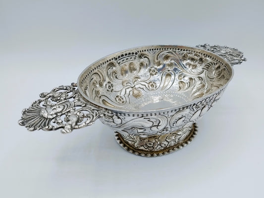 Zilveren brandewijnkom W.C. Schreuder, Sneek, 1730