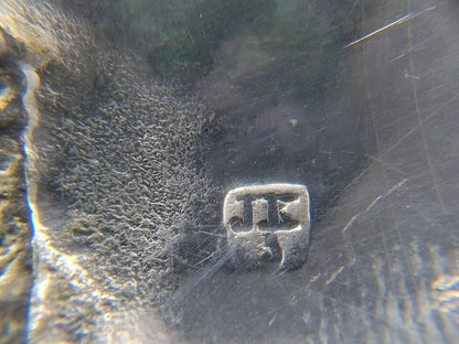 Zilveren bijbelslot broche, J. Kooiman, Schoonhoven, 1866