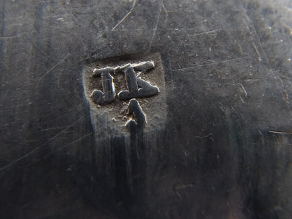 Zilveren bijbelslot broche, J. Kooiman, Schoonhoven, 1866