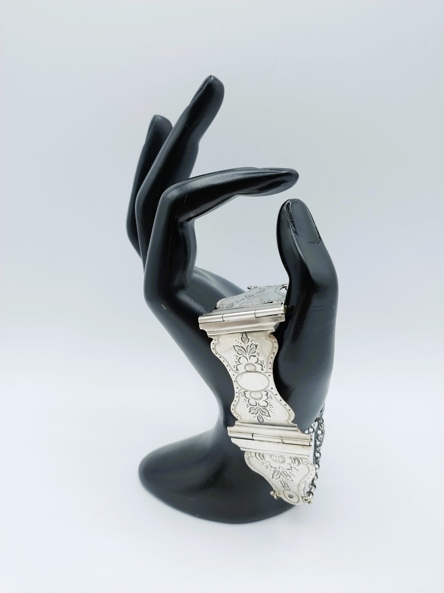 Silver Bible lock bracelet, J. Gaillard, Schoonhoven, 1874