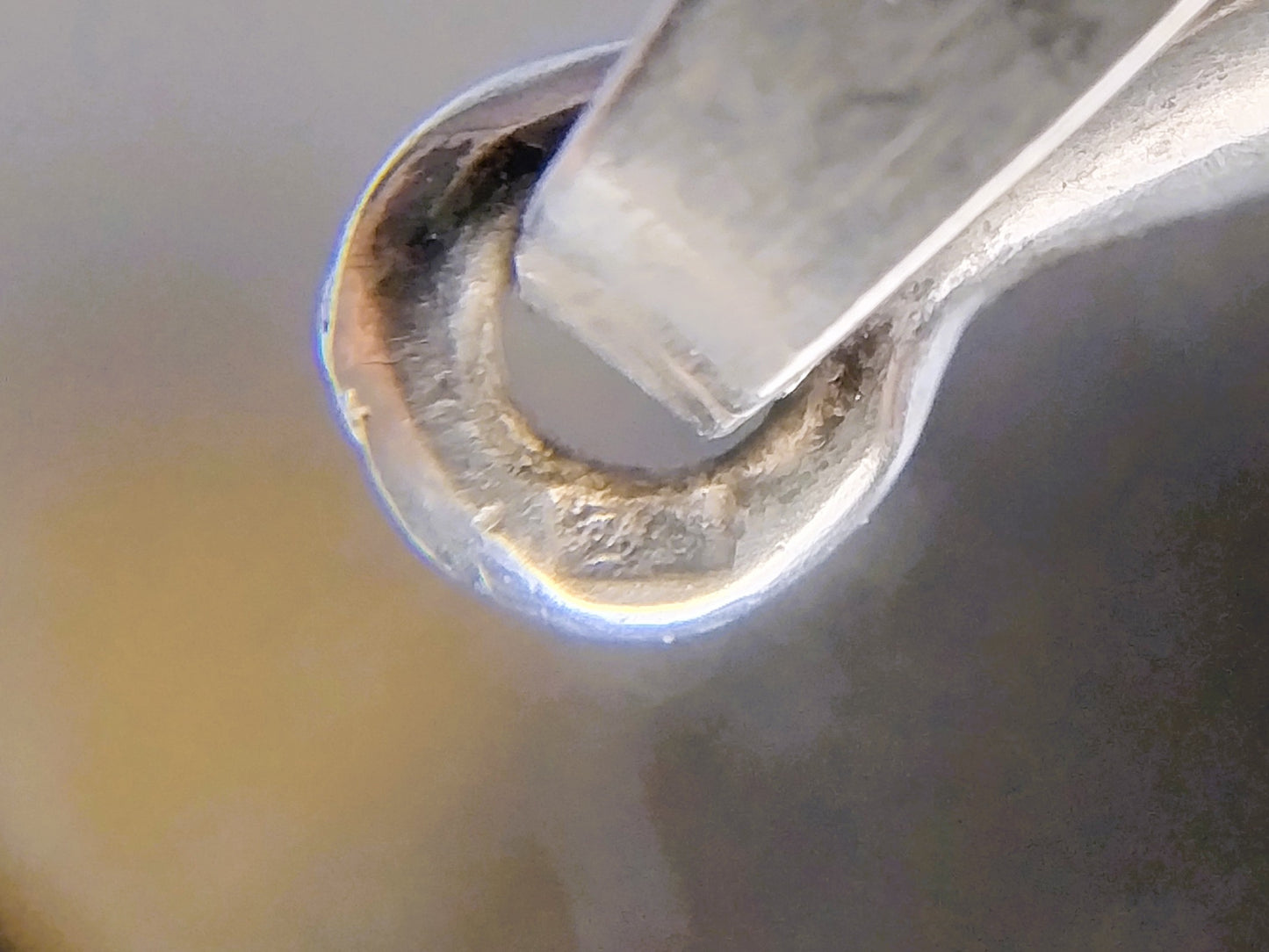 Silberkette mit Tropfenanhänger, 46,5 cm