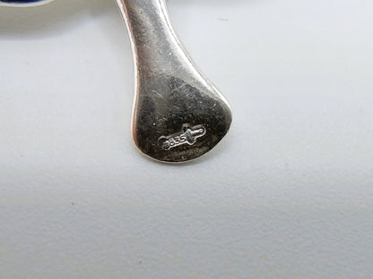 Silberkette mit Vogelanhänger, 45,5 cm