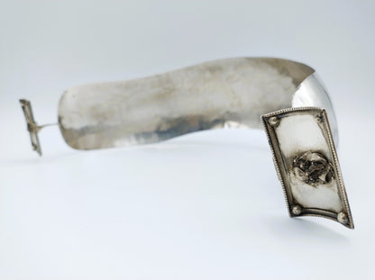 West Frisian silver ear iron, J. &amp; H. Bossert Gz, Alkmaar, 1863