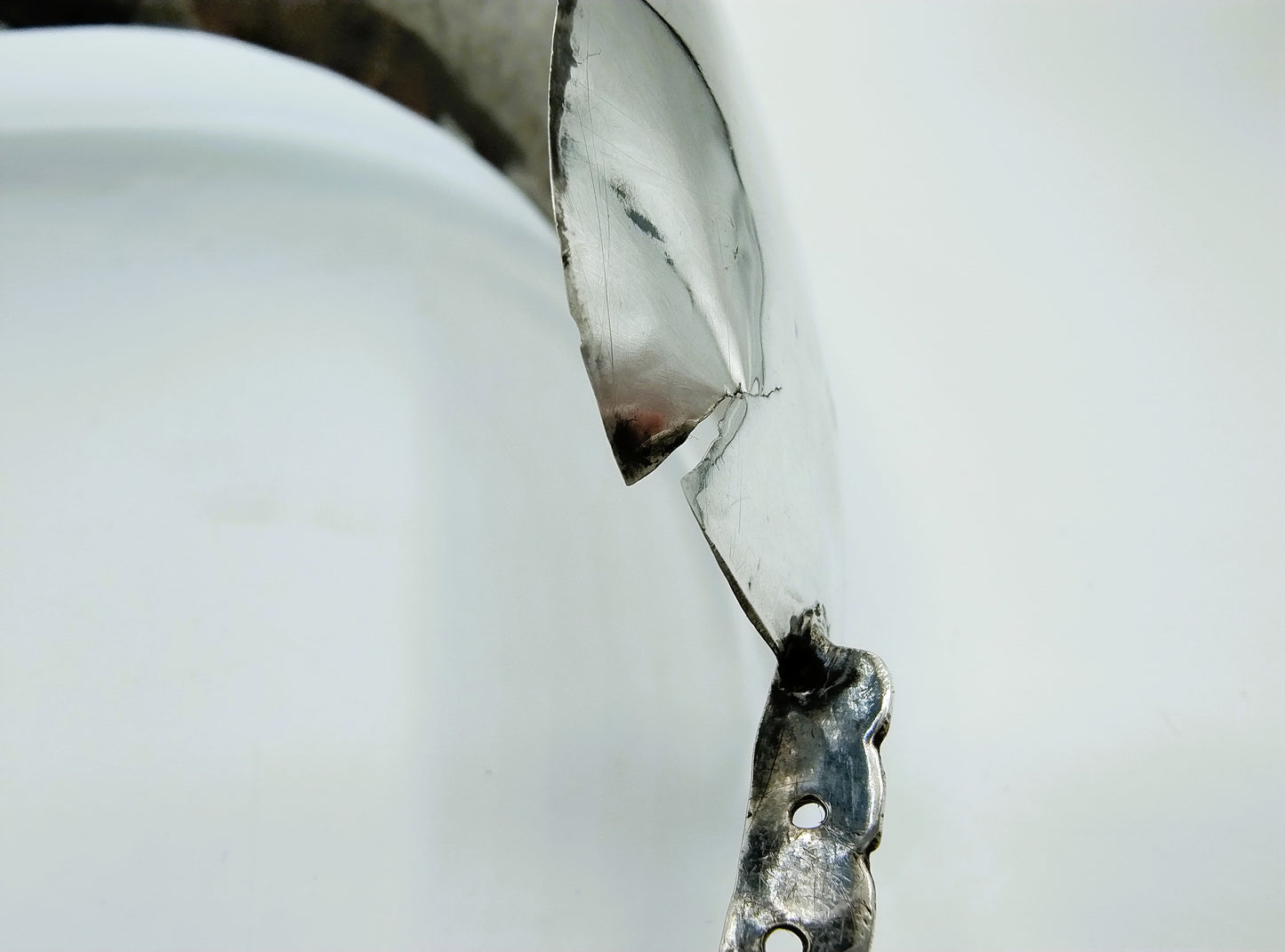 West Frisian silver ear iron, J. &amp; H. Bossert Gz, Alkmaar, 1863