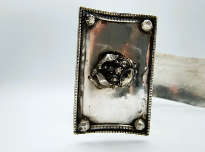 West Frisian silver ear iron, J. &amp; H. Bossert Gz, Alkmaar, 1863