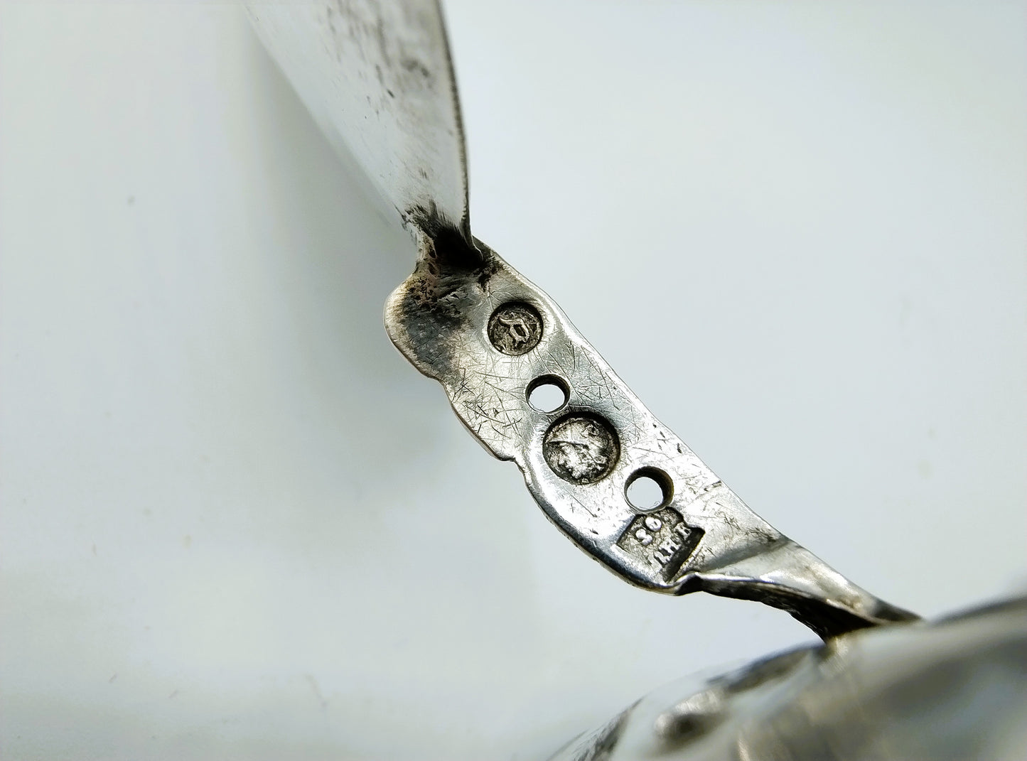 West Frisian silver ear iron, J. &amp; H. Bossert Gz, Alkmaar, 1863