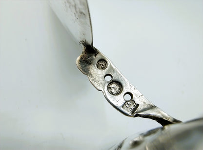 West Frisian silver ear iron, J. &amp; H. Bossert Gz, Alkmaar, 1863