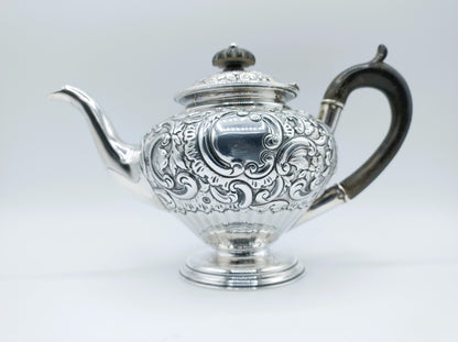 Zilveren theepot, H. Matthews, Birmingham, 1893