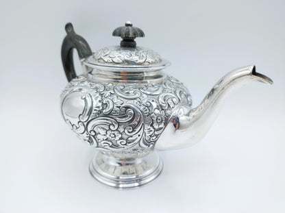 Zilveren theepot, H. Matthews, Birmingham, 1893