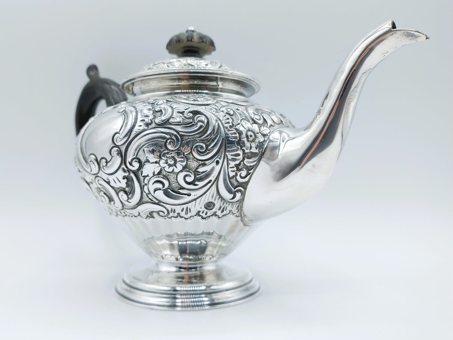 Zilveren theepot, H. Matthews, Birmingham, 1893