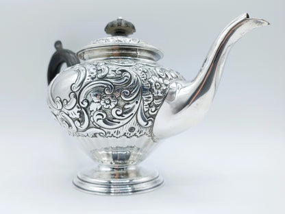 Zilveren theepot, H. Matthews, Birmingham, 1893