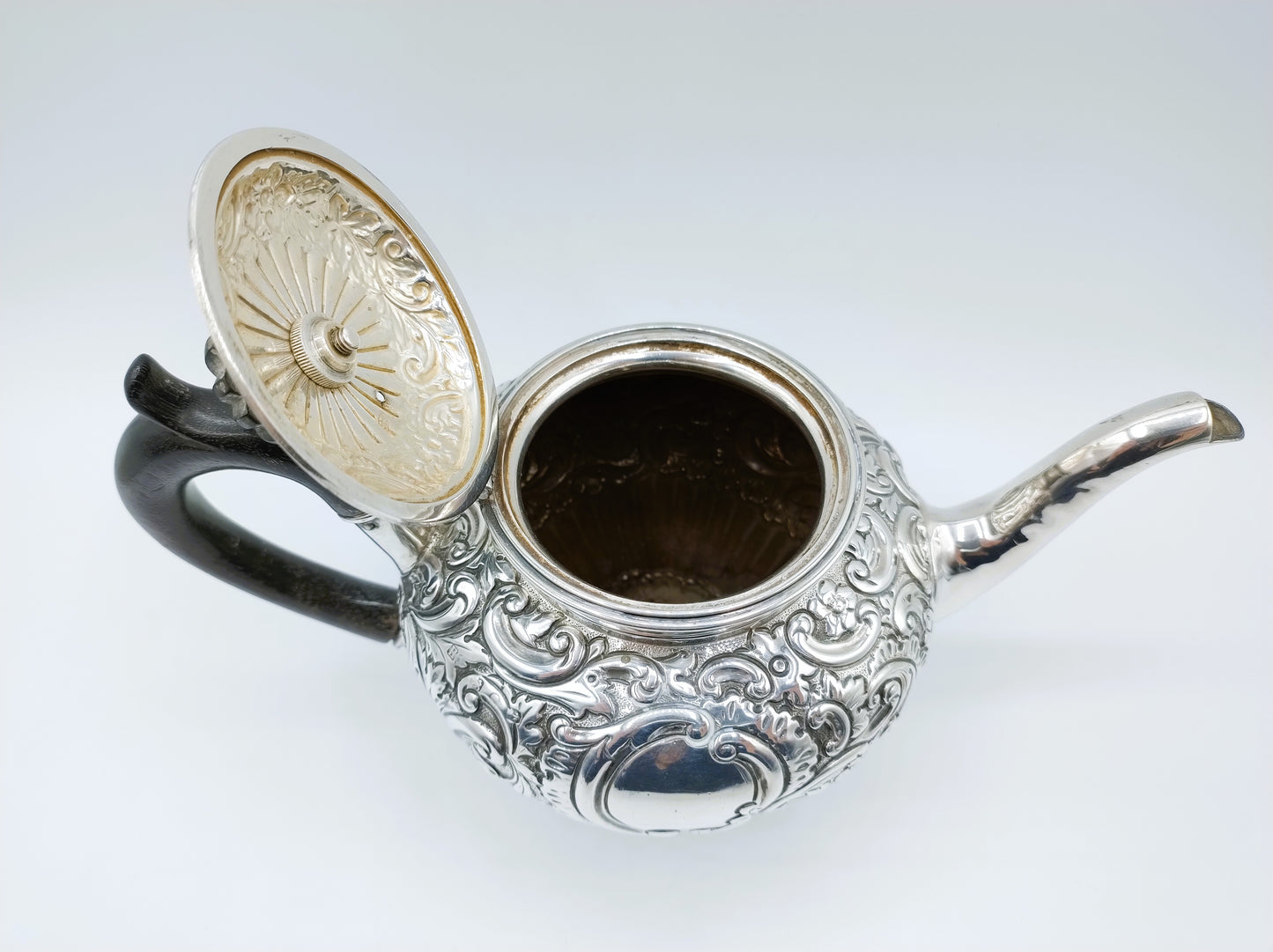 Zilveren theepot, H. Matthews, Birmingham, 1893