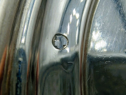 Zilveren komfoor op ebbenhouten voet, 19e eeuws