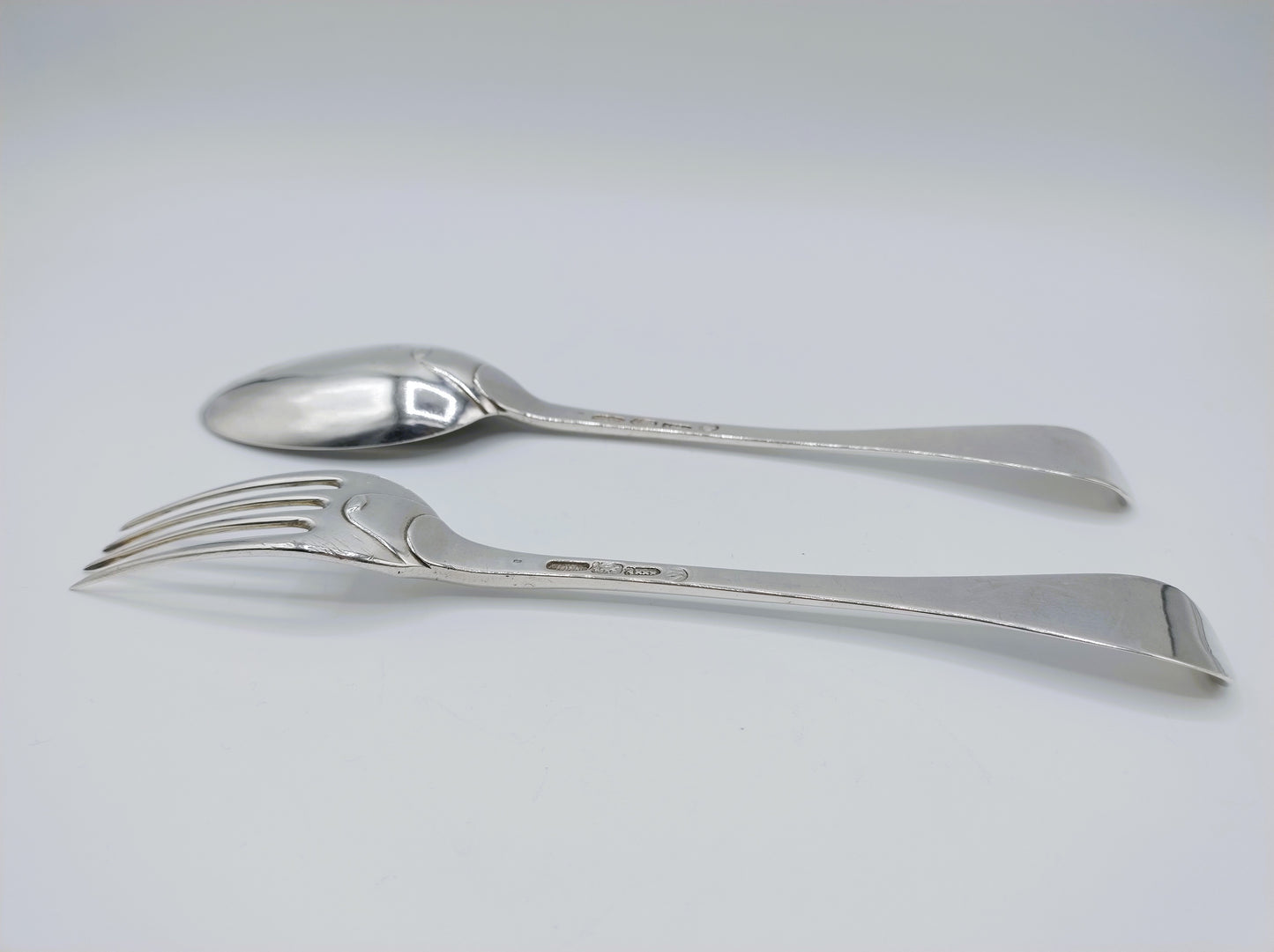 Zilveren couvert, J. van Maarseveen, Amsterdam, 1781