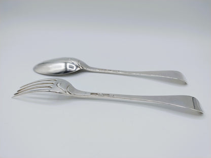 Zilveren couvert, J. van Maarseveen, Amsterdam, 1781