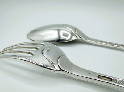 Zilveren couvert, J. van Maarseveen, Amsterdam, 1781