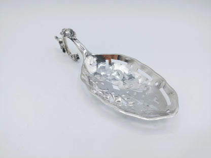 Zilveren suikerstrooilepel, J.V. Schmidt, Amsterdam, 1793