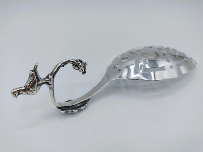 Zilveren suikerstrooilepel, J.V. Schmidt, Amsterdam, 1793