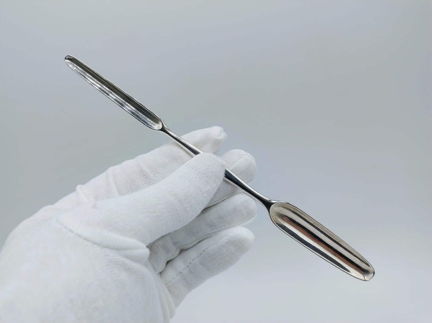 Zilveren mergboor, J.D. Pont, Amsterdam, 1752