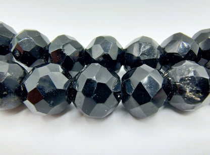 Gitten ketting met gouden bolslot, 47,5 cm