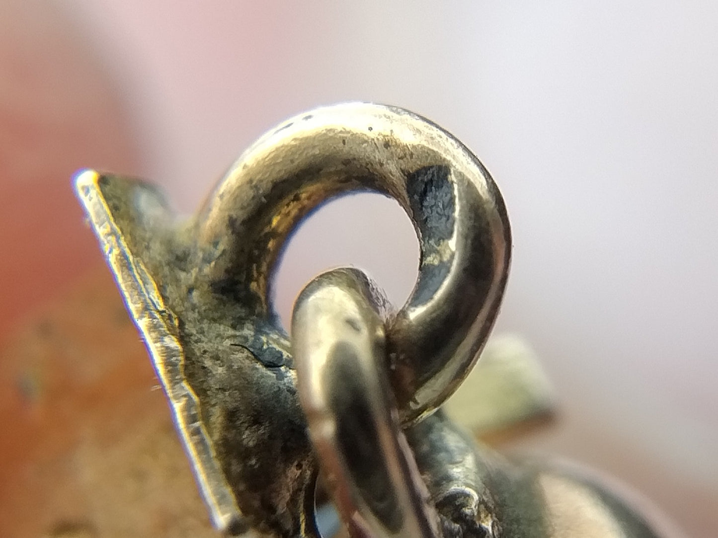 Garnet necklace with gold ball clasp, 72 cm