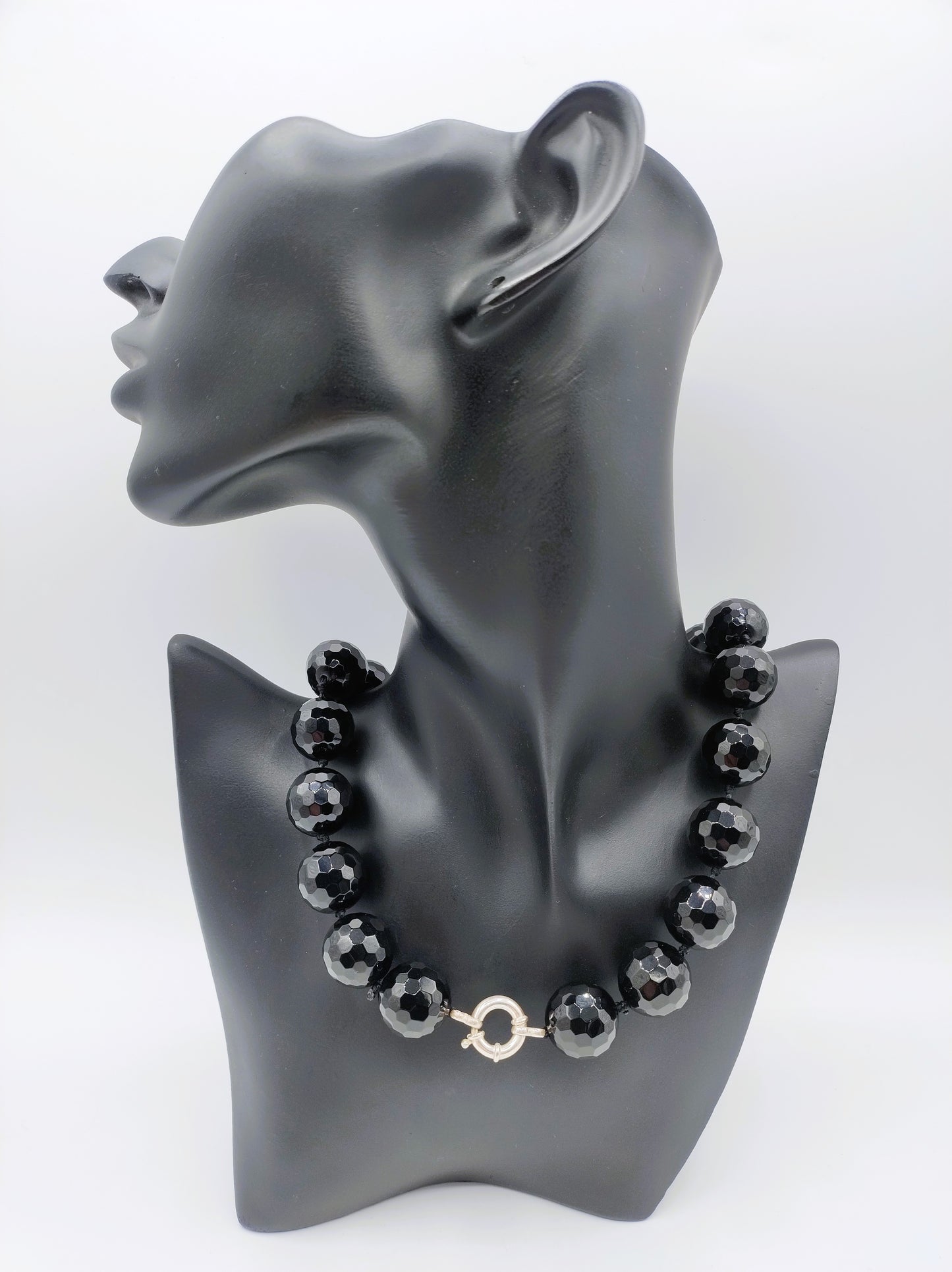 Gitten necklace with silver clasp, 46.5 cm