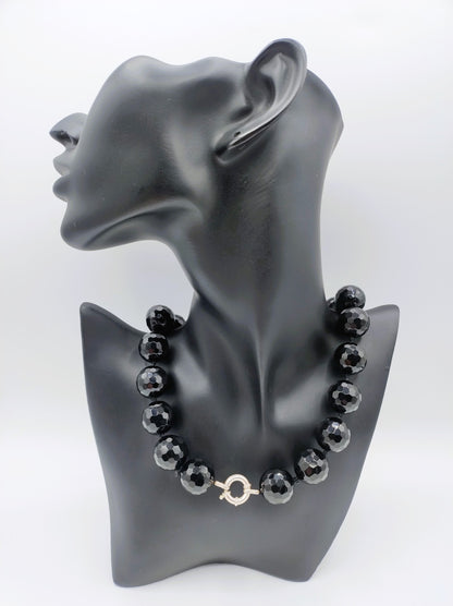 Gitten necklace with silver clasp, 46.5 cm