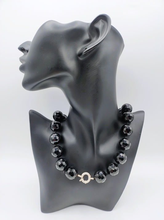 Gitten necklace with silver clasp, 46.5 cm
