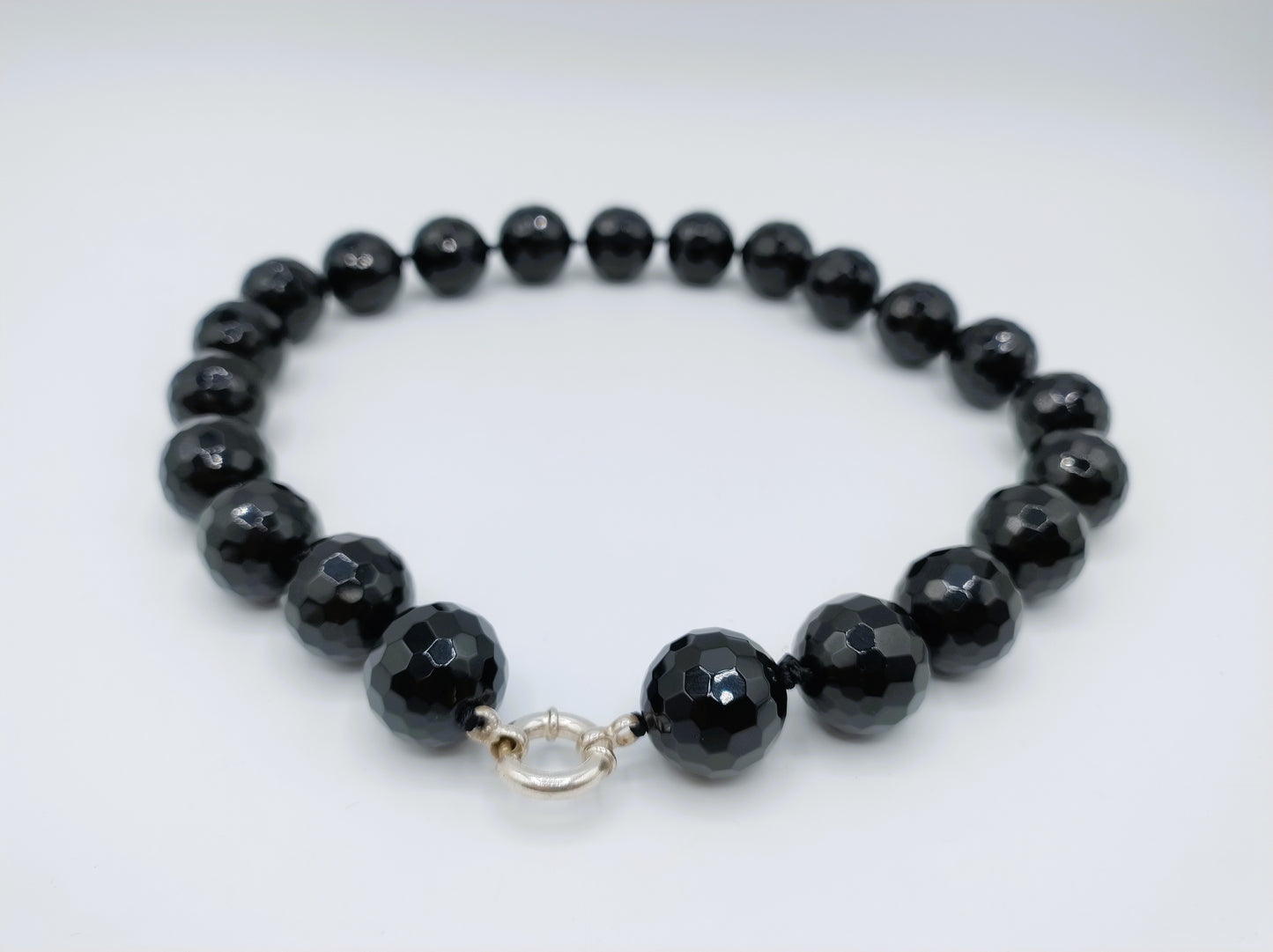 Gitten necklace with silver clasp, 46.5 cm