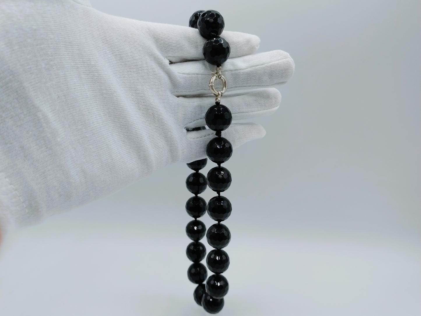 Gitten necklace with silver clasp, 46.5 cm