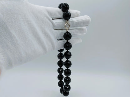 Gitten necklace with silver clasp, 46.5 cm