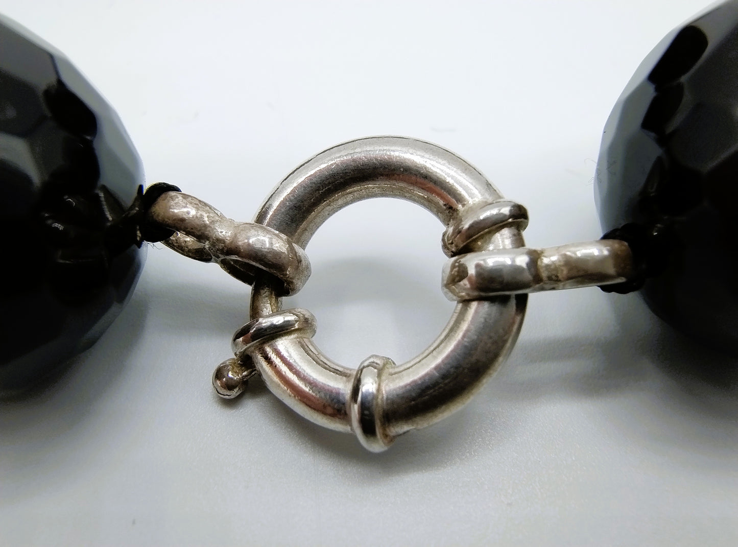 Gitten necklace with silver clasp, 46.5 cm