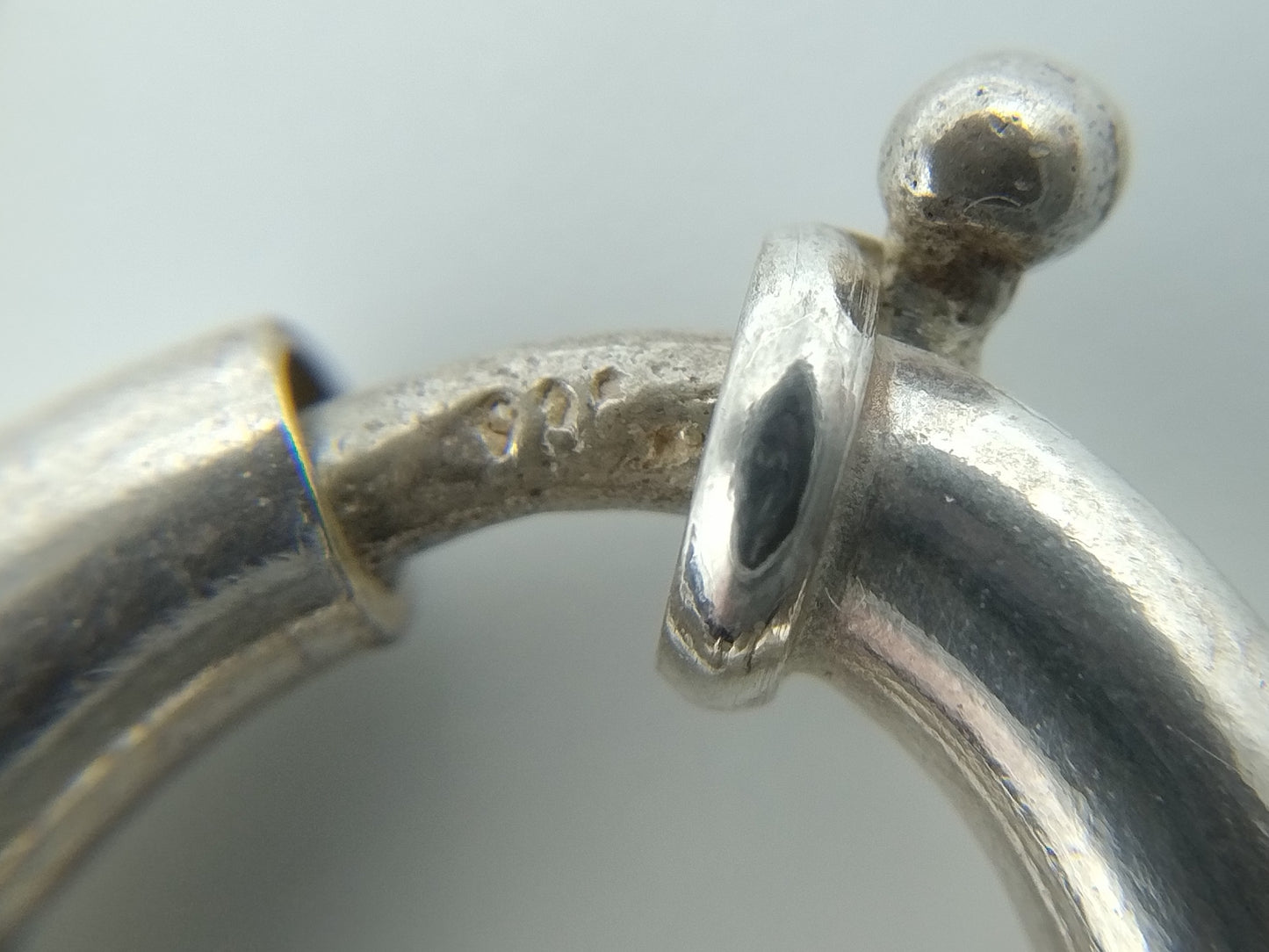 Gitten necklace with silver clasp, 46.5 cm